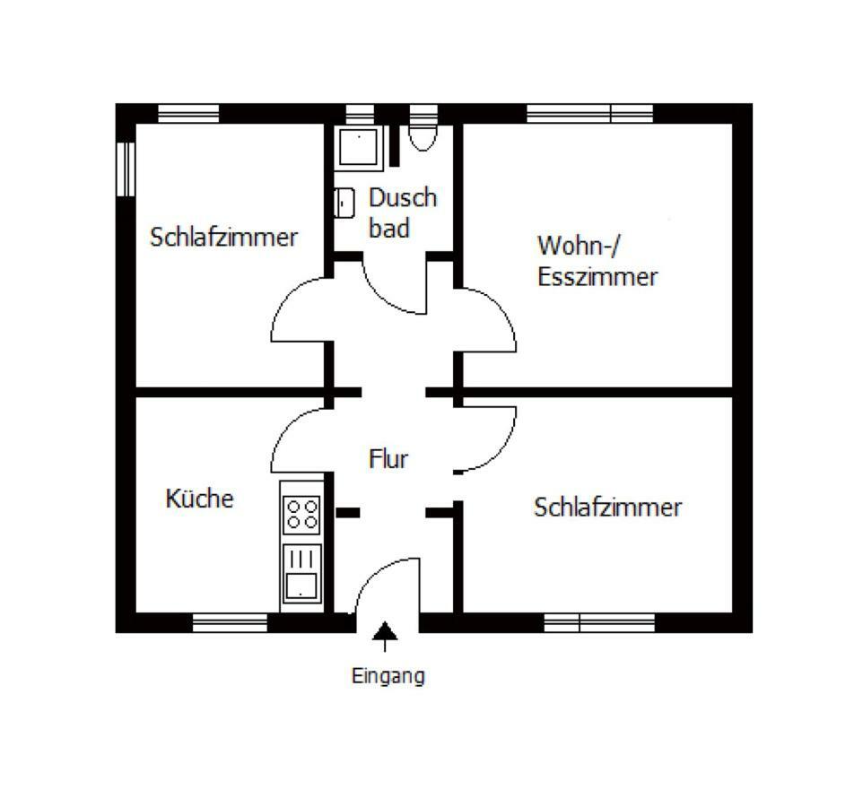 Ankerplatz Villa Westerronfeld Buitenkant foto